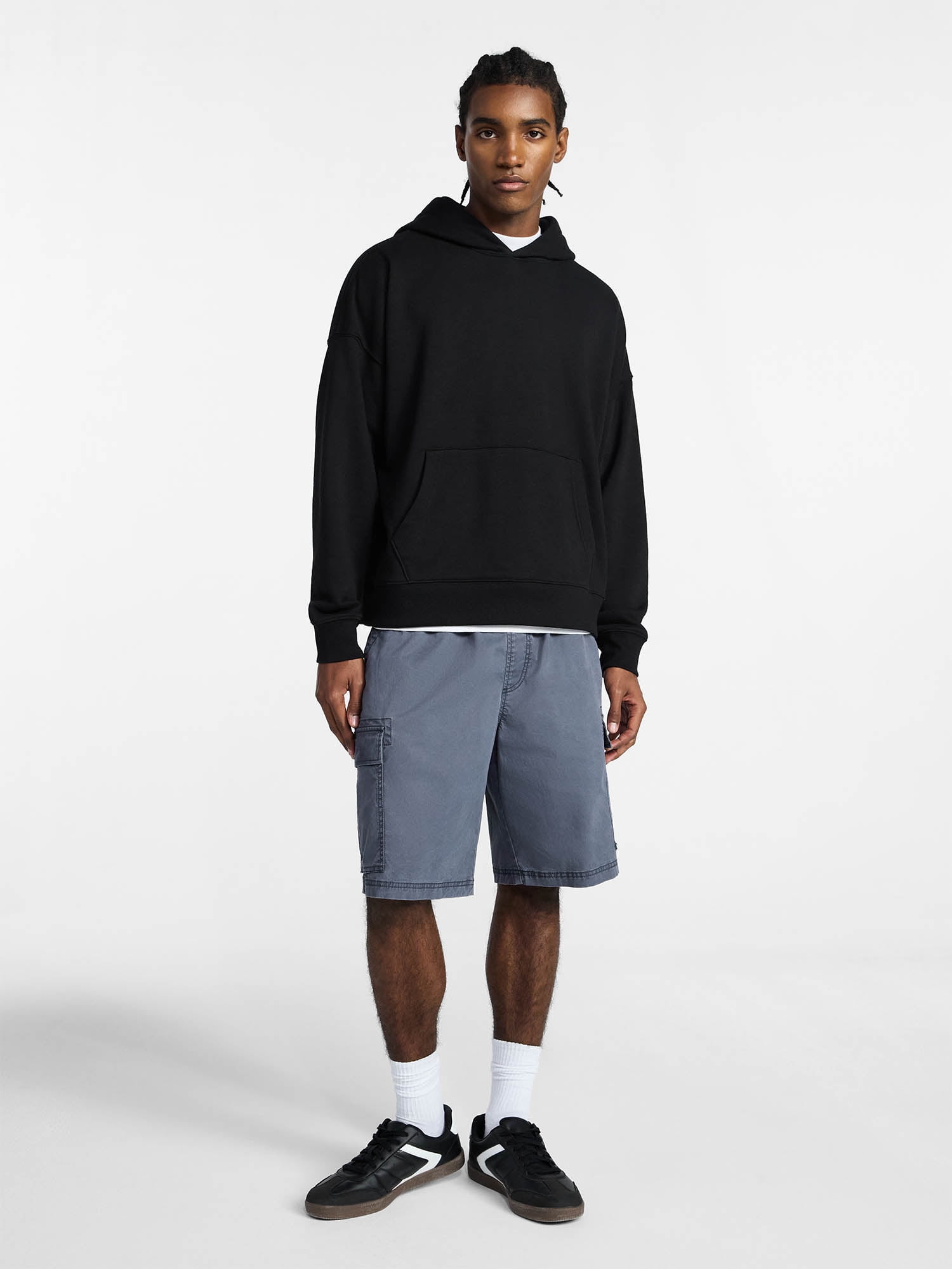 No Boundaries Twill Cargo Shorts, 10" Inseam, Men's XS-5XL