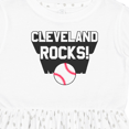 thumbnail image 4 of Inktastic Cleveland Rocks with Baseball Girls Toddler Dress, 4 of 5
