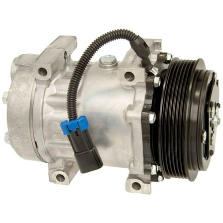 A/C Compressor - Compatible with 2010 - 2012, 2014 - 2017 International LoneStar 14.9L 6-Cylinder Cumins 2011 2015 2016