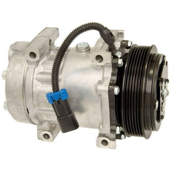 A/C Compressor - Compatible with 2010 - 2012, 2014 - 2017 International LoneStar 14.9L 6-Cylinder Cumins 2011 2015 2016