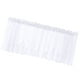 thumbnail image 5 of Cortinas de media cenefa con encaje bordado para ventanas, cocinas, cafeterías, decoración Blanco 137x61cm, 5 of 9