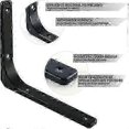 thumbnail image 3 of 2pcs Stainless Steel Shelf Brackets Wall Brackets For Shelves Shelf Support Angle Bracket Heavy Duty L Brackets, 3 of 5