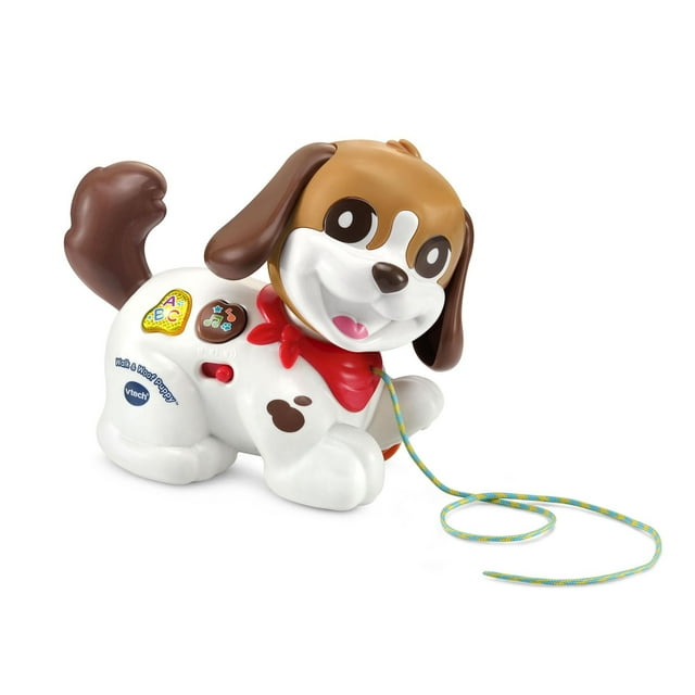 VTech Walk & Woof Puppy™ Pull-Along Dog for Toddlers - English Version