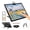 A3-D40-Black-Battery Powered, variant on A4 Ultra-thin Light-up Tracing Pad,Diamond Art Lightbox with Clips / Papers, Light Copy Board Tracing Table for Drawing Sketching Animation