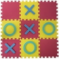 thumbnail image 4 of Giant Classic Tic Tac Toe Game Colorful Jumbo EVA Non Toxic Foam Squares for Kids, 4 of 7