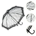 thumbnail image 6 of Kokiya Kids Decor Lace Wedding Umbrella Diameter 50cm for Wedding Party Photo Props Black, 6 of 9