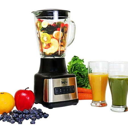 

Total Chef 6-Speed Countertop Blender with Glass Jar 6-cup 500 Watts