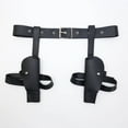 thumbnail image 2 of Revolver Holster Belt Cowboy LARP Accessory Holder Western Style Leather Strap, 2 of 8