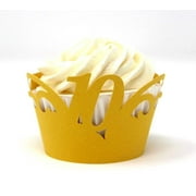 All About Details 10 Cupcake Wrappers,12pcs (Gold Matte)