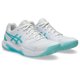 thumbnail image 2 of Zapatillas de Pickleball ASICS Gel-Dedicate 8 para Mujer Blanco/Energy Aqua, 2 of 9