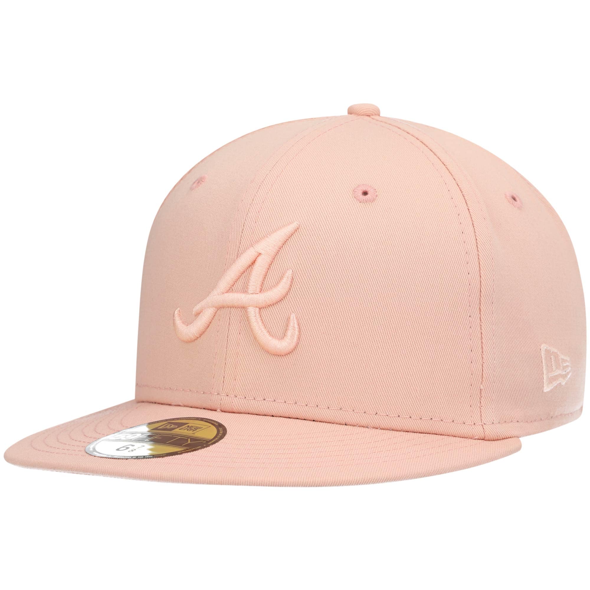 pink braves fitted