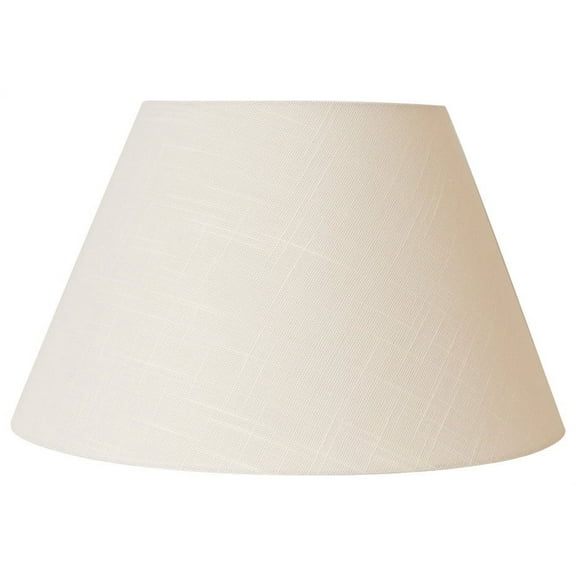 Urbanest Downbridge Uno-fitter Linen Lamp Shade, 6.5"x12x7.5", Off White