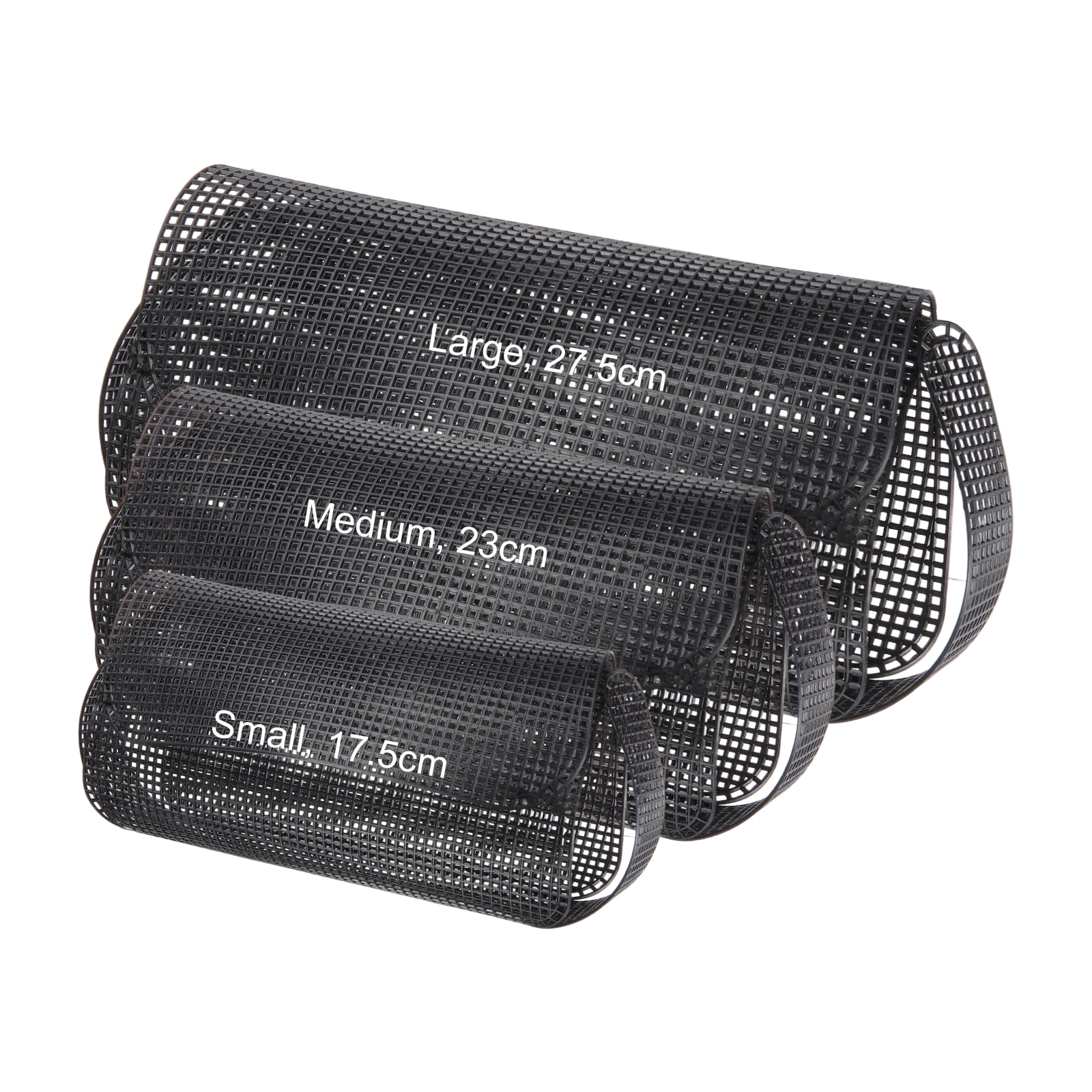 Uxcell 8 Pack Plastic Mesh Canvas Sheet, 13.2 x 14 Inch Plastic Mesh Sheet for Crochet  Purse Making, Blank Canvas for Embroidery, Crafting,  DIY Project, Black (Small, 17.5 cm)