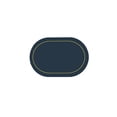 thumbnail image 1 of Vwrxbz Solid Color Leather Placemat Oval Oil-Proof Non-Slip Table Mat Reversible Insulation Pad for Western Dining, 1 of 9