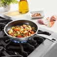 thumbnail image 2 of Hybrid Stainless Steel Cookware, Skillet with Helper Handle, PFAS-Free Ceramic Technology, Scratch Proof, Cool Grip Handles, Dishwasher Safe, 2 of 10