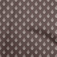 thumbnail image 1 of oneOone Viscose Jersey Brown Fabric Block Craft Projects Decor Fabric Printed By The Yard 60 Inch Wide, 1 of 4