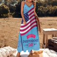 thumbnail image 2 of 4th of July Sleeveless Dress for Women Clothing Female Women's Summer Skirt, 2 of 7