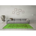 thumbnail image 3 of Ahgly Company Indoor Rectangle Oriental Green Industrial Area Rugs, 7' x 10', 3 of 4
