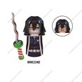 thumbnail image 1 of WM6163 Demon Slayer Daki Giyuutarou Douma Kibutsuji Muzan Gyokko Mini figuras de dibujos animados de Anime juguete de acción ladrillos para niños WM6168, 1 of 4