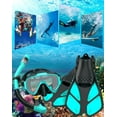 thumbnail image 7 of Gintenco Snorkel Set for Adult,4 in 1 Snorkel Set with Panoramic View,snorkeling gear for adults,Snorkeling and Travel Bag for Swimming GR-L, 7 of 7