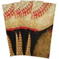 thumbnail image 6 of Vintage Baseball Leather Balls Dish Towels 4 Pack, Washable Tea Towels Dishcloths Lint-Free 18x28 Inch Fast Drying for Kitchen Restaurant Bar Clean, 6 of 7