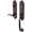 Venetian Bronze, variant on Baldwin 85350033LENT Manchester Left Handed One Piece Single Cylinder Keyed Entry