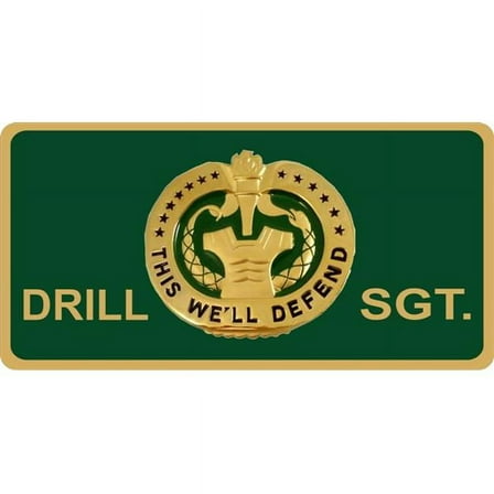 212 Main LPO747 Drill Sergeant Photo License Plate