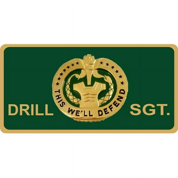 212 Main LPO747 Drill Sergeant Photo License Plate