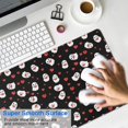 thumbnail image 4 of Long Mouse Pads for Desk,Halloween Ghosts with Red Hearts Desk Mats on Top Of Desks, Desk Mouse Pad Extra Large with 3mm Non-Slip Base and Stitched Edge for Gaming,Office,Work,Home 31.5x15.7in, 4 of 5