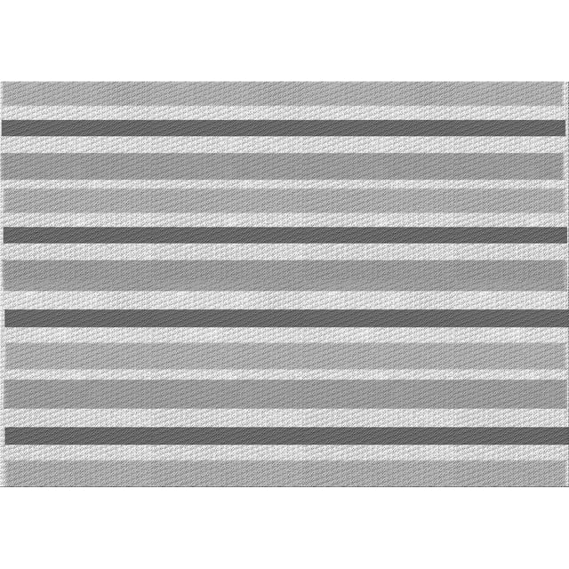 Ahgly Company Tapis Rectangulaire d'Intérieur Lavable en Machine Gris Transitionnel, 2 Pieds x 4 Pieds