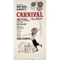 thumbnail image 2 of Artcraft Lithograph 15x24 Black Ornate Framed Double Matted Museum Art Print Titled: Carnival (1961), 2 of 5