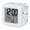 Navy Blue, variant on Red Orange Coastal Digital Alarm Clock for Bedrooms,Smart LED Alarm Clock with 7 Color Night Light,Nautical Summer Beach Coral Sea Turtle Silent Wake Up Clocks for Sleep Study Cooking 3.2"x3.2"