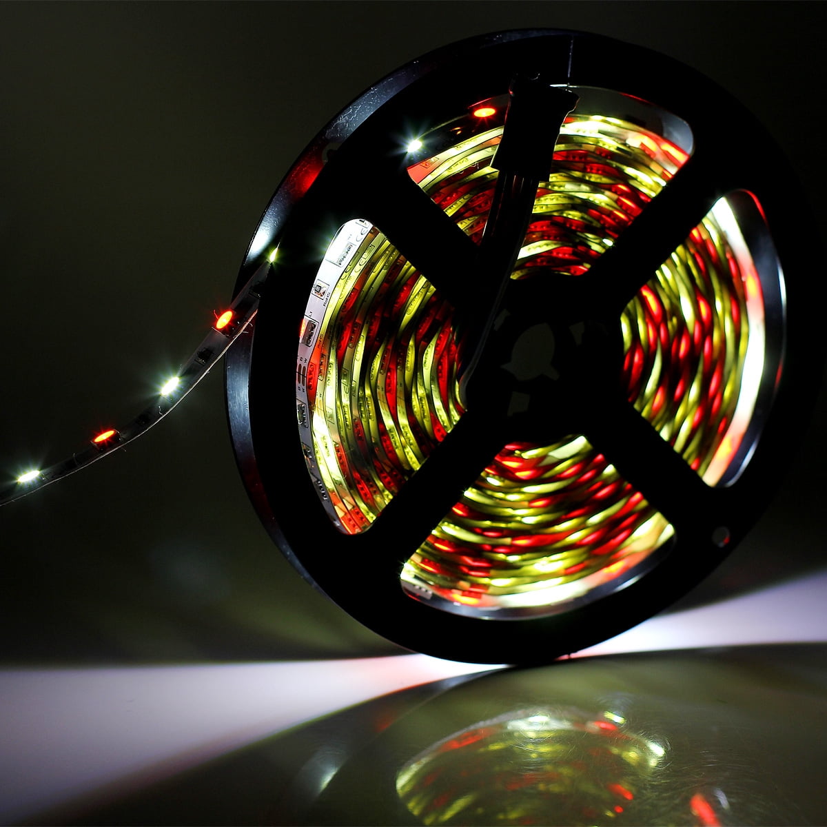 SUPERNIGHT RGBW Full Kit Flexible 16.4ft 5M 300LEDs SMD5050 LED Strip Light Non-Waterproof + RGBW IR Controller + Power Supply