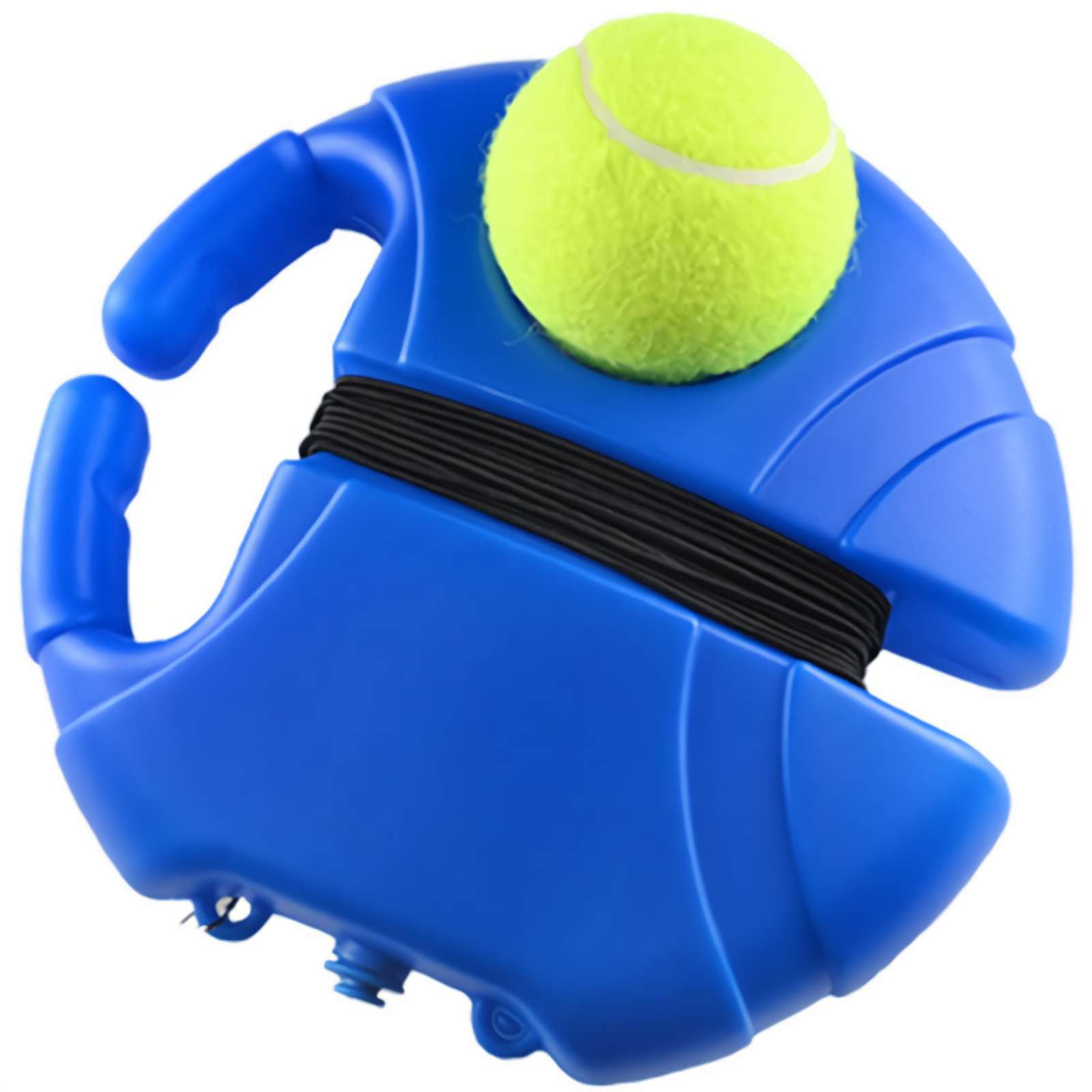 Tennis Trainer Rebound Ball for Self Practice, Bounce Back Tennis Ball, Tennis Training Equipment Kit with 1 Base and 1 Ball for Beginners Sport Exercise, Portable Tennis Training Tool