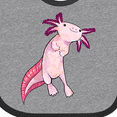 thumbnail image 4 of Inktastic Axolotl Says Hello Cute Salamander Boys or Girls Baby Bib, 4 of 4