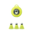 thumbnail image 5 of BAOSITY Hanging Badminton Trainer Badminton Training Interactive Toys 3 Balls Beginners Self Practice Training Device for Green, 5 of 8