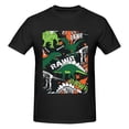 thumbnail image 4 of Bingfone Dinosaur Skeleton Men'S Loose Fit Short-Sleeve Pocket T-Shirt, 4 of 7