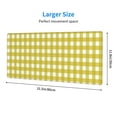 thumbnail image 2 of Rocae Yellow Checkboard for Gaming Mouse Pad, Mouse Pad Large, Office Computer Keyboard Mousepad, Keyboard and Mouse Pad with Stitched Edges,31.5 x 11.8 in, 2 of 5