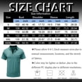 thumbnail image 3 of NIEWTR Men's Casual Polo Shirts Classic Long Sleeve Basic Button T-Shirt Lightweight Cotton Golf Tops with Pocket（A01-Blue,2XL), 3 of 7