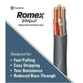 thumbnail image 2 of Southwire 15 ft. 6/3 Black Stranded Romex SIMpull CU NM-B W/G Wire, 2 of 3