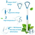 thumbnail image 4 of 3-Pack Soft Silicone Tongue Scraper & Cleaner Brush for Adults – Gentle, Flexible Tongue Scrubber for Better Breath & Enhanced Oral Hygiene TIKA, 4 of 10