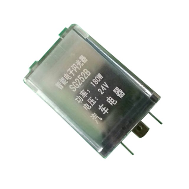 Coche 24V 180W 3Pin Señal de Giro Parpadeo LED Bombillas Indicador Baoblaze Relé electrónico intermitente de 3 pines