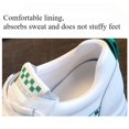 thumbnail image 6 of Women's platform shoes 7cm Thick sole height increase Cowhide Lace-up Non-slip Sneakers female White Casual shoes Suitable for all seasons, 6 of 7