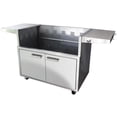 thumbnail image 2 of XOG30CART 30 inch ; Grill Cart with 304 Stainless Steel Construction; Folding Side Shelves; Heavy Duty Casters and Soft Close Doors in Stainless Steel, 2 of 2