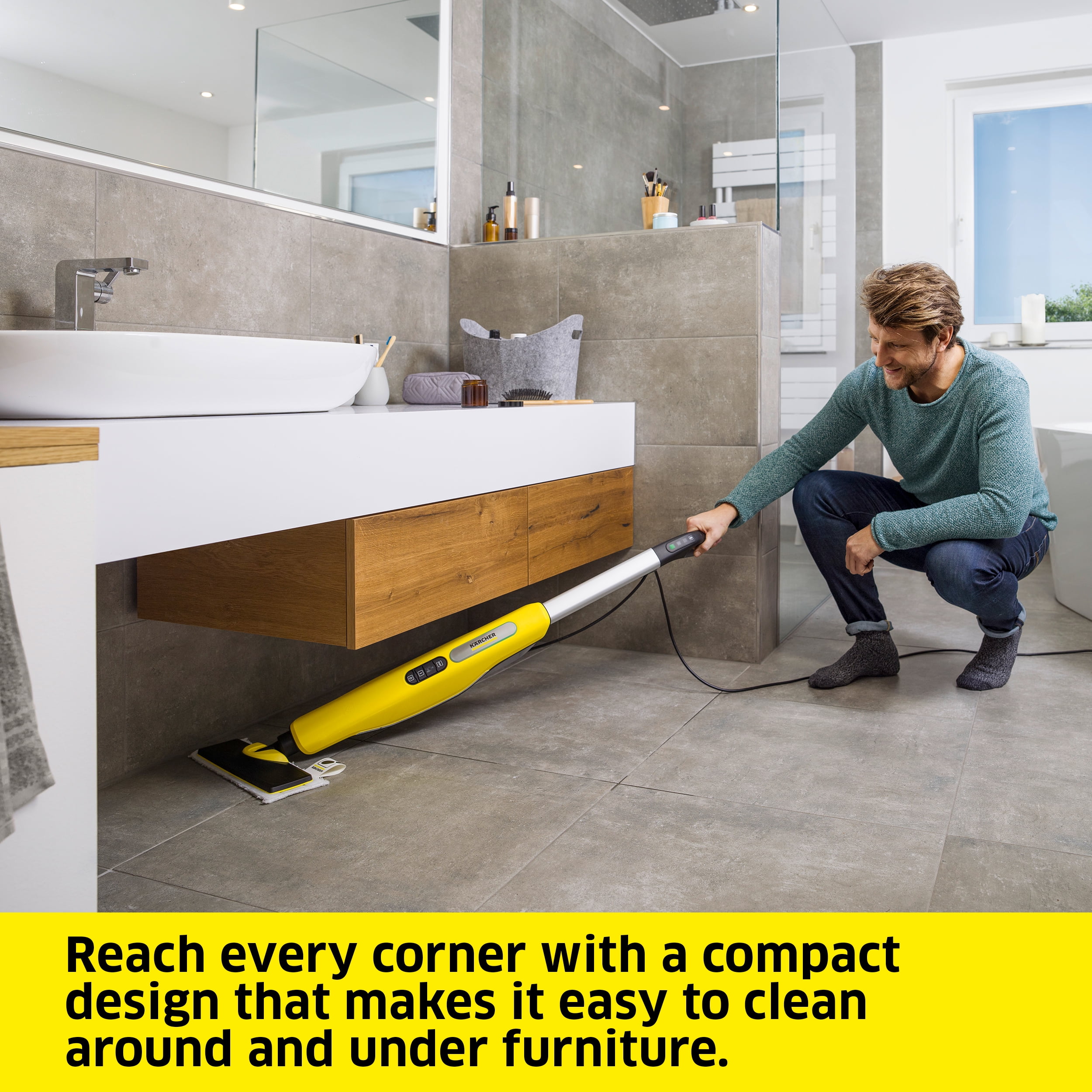 Karcher SC 3 Portable Machine, Steam Cleaner for Household Use