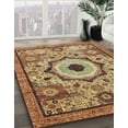 thumbnail image 2 of Ahgly Company Indoor Rectangle Abstract Metallic Gold Abstract Area Rugs, 8' x 12', 2 of 6