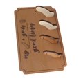 thumbnail image 3 of Key Holder Rack 4 Hook Cute Pendant Poplar Wooden Key Holder Rack for Entryway Mudroom, 3 of 5