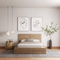 thumbnail image 2 of James Platform Bed with Headboard, 2 of 7