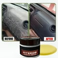 thumbnail image 4 of RAGUPEL Dashboard Scratch Repair Kit,Car Interior Scratch Remover for Plastic Vinyl Leather,Quick Fix Deep Scratches with Uv Protection,Portable Restoration Wax & Sponge Applicator Car Care Kit, 4 of 6