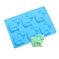 thumbnail image 2 of Paquete de 2 moldes de chocolate de vaca, molde para pasteles de ganado lechero, molde de silicona para dulces, fondant, galletas, molde para hornear, barras de loción de jabón, molde de arcilla polim, 2 of 5
